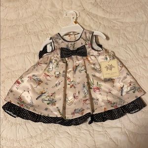 Laura Ashley Dress and diaper cover set